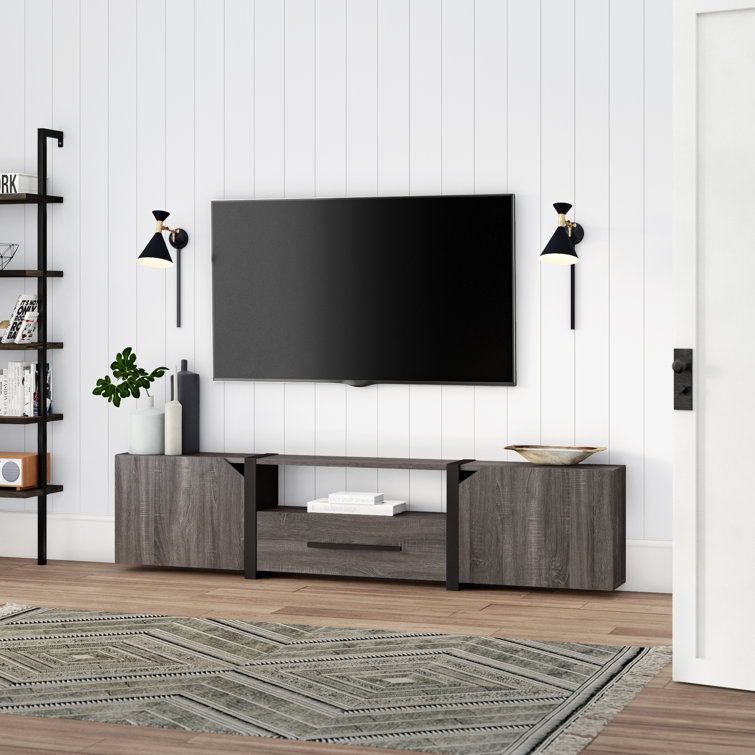 Orren Ellis Quaniece 81.5'' Media Console & Reviews Wayfair